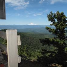 Mount Rainier in the distance - from summit of Red Top