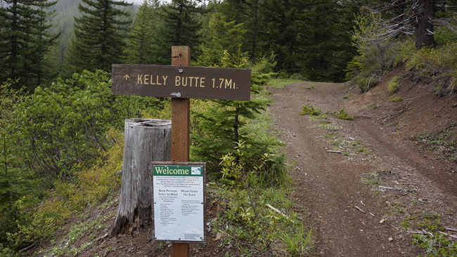 Outer trailhead