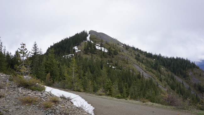 Peak from the car park