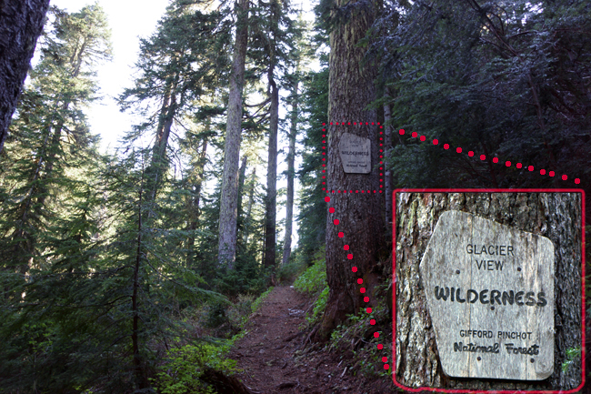Wilderness sign