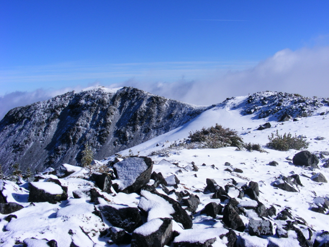 Summit in the distant