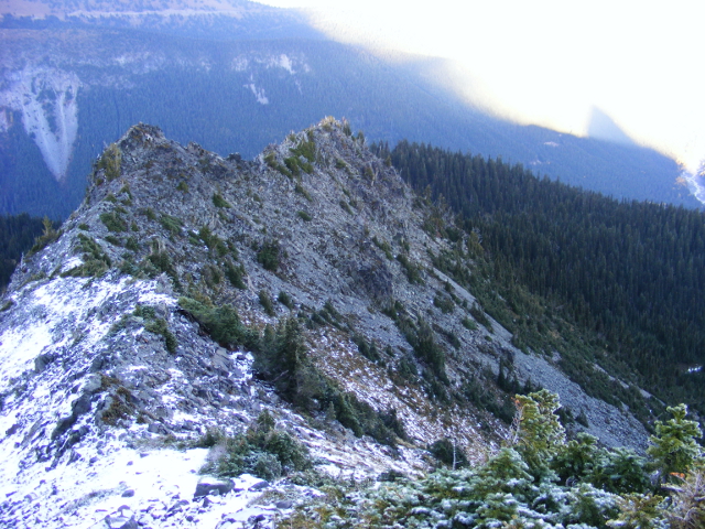 Narrow ridge