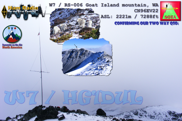 QSL card