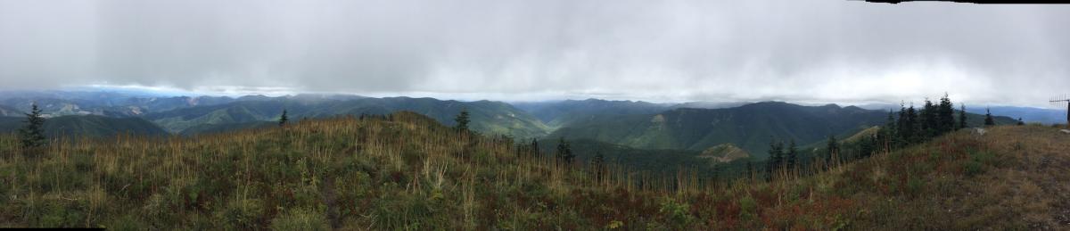 lookout mtn in clouds