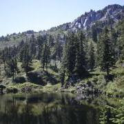 Bald Mtn from Cutthroat Lakes