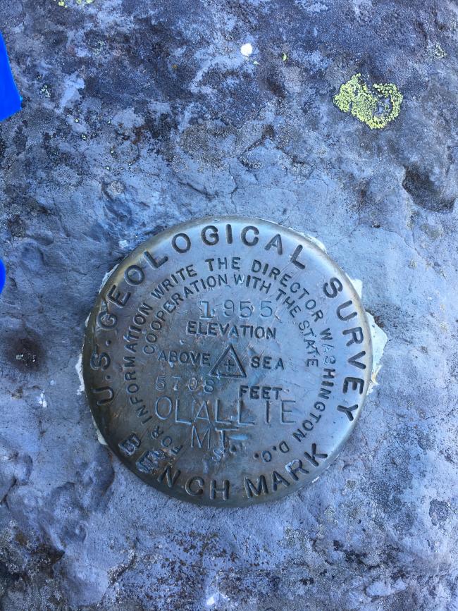 Olallie Mtn USGS Benchmark 