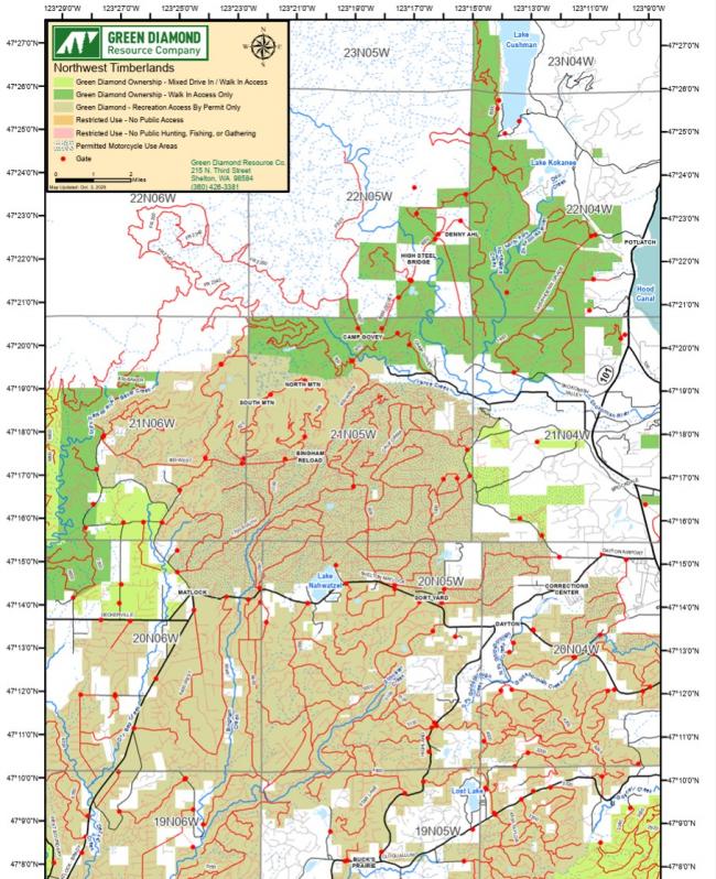 Green Diamond Restricted Use Map Green Diamond Restricted Use Map