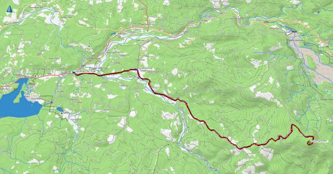 GPS track of drive