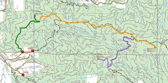 Gate Access and Weyerhaeuser Roads