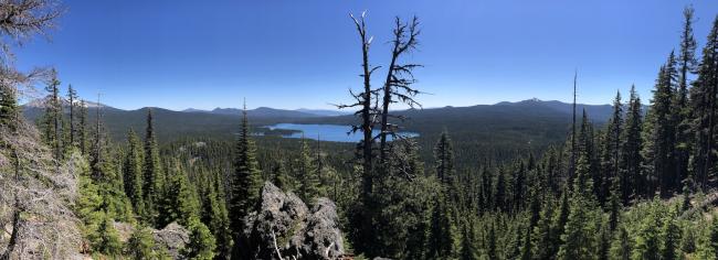 Summit Lake from Emigrant Butte