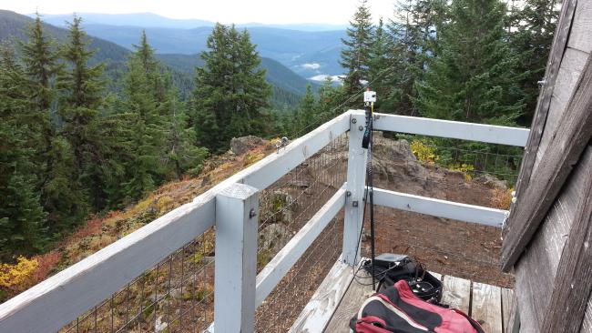 Operating from the lookout deck