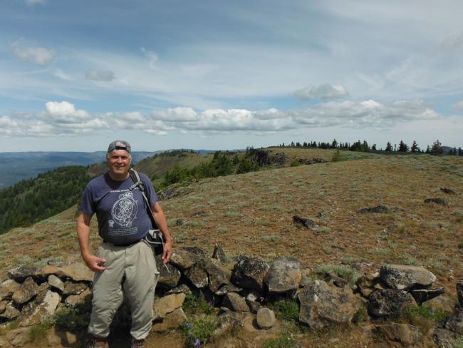 At the summit of Lookout Mountain