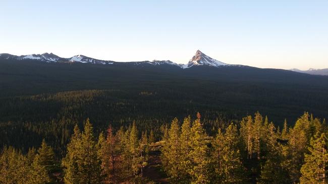 Mount Thielsen from the catwalk