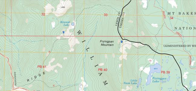 Carlton Ridge and Fryingpan Mtn