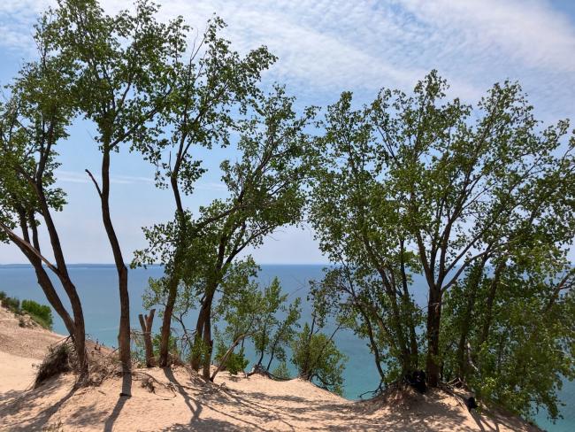 View of Lake Michigan