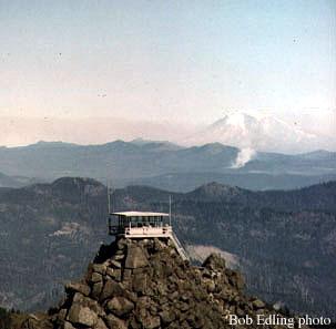 Three Corner Rock Fire Lookout in 1964