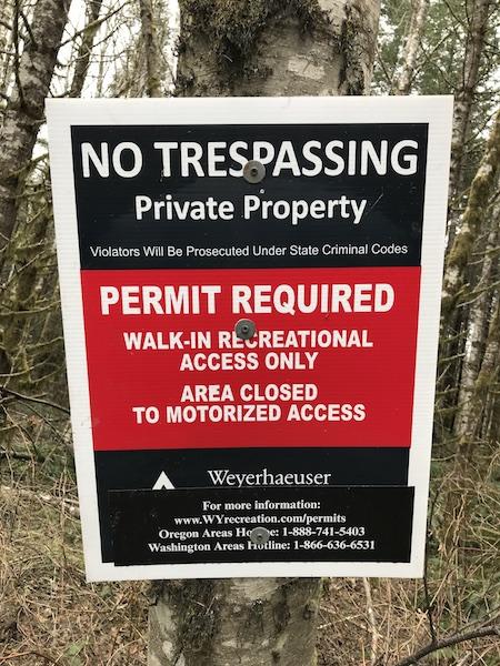 No Trespassing