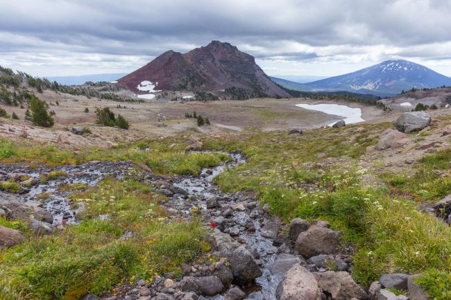 Ball Butte as seen from North. Route I took is from Southeast