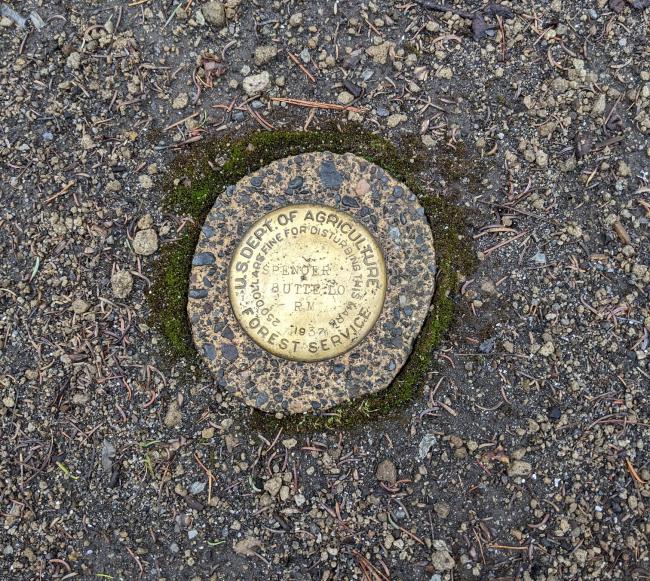 USGS survey marker