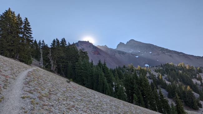 Heading up from Green Lakes