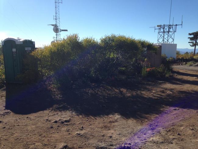 Beautiful (!) operating position, yes, next to a porta-potty