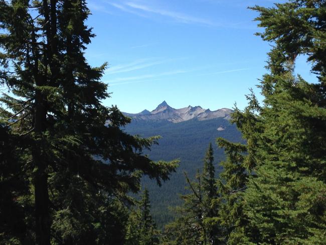 View of Howlock Mt and Sawtooth Ridge to south