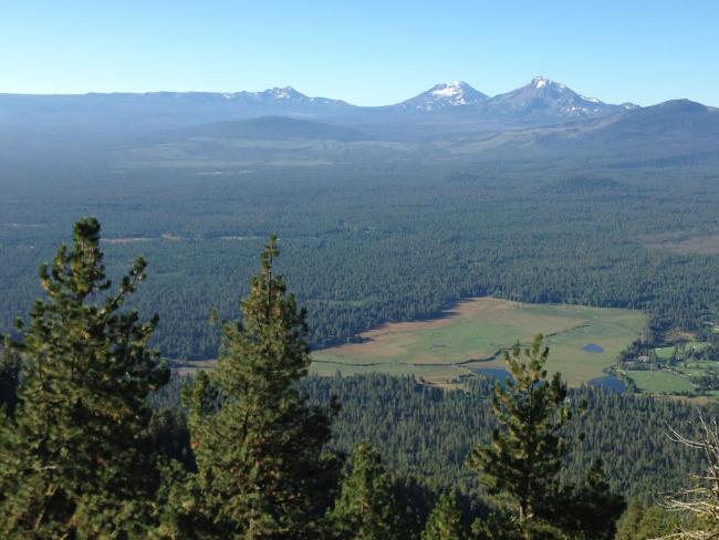 Meadows at Black Butte Ranch with the Sisters beyond