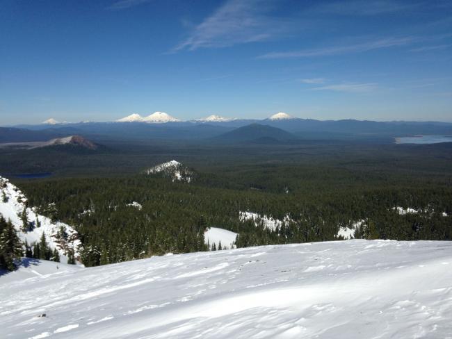 The Three Sisters and Bachelor from Summit