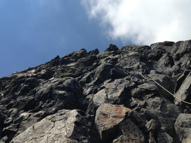 view up pinnacle from chicken ledge