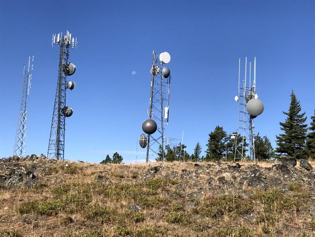 Radio Towers on Black Mountain