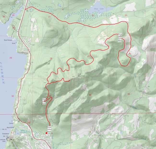 Topo Map of the Area