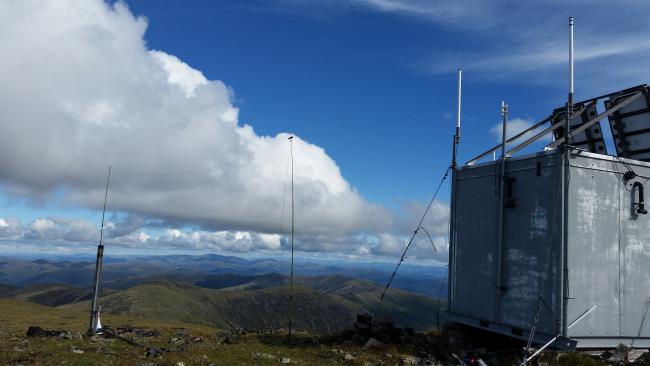 20m dipole on Chena Dome
