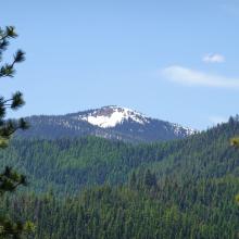 Views to the west on the way down