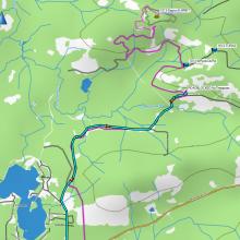 My GPS Track of attempted summit