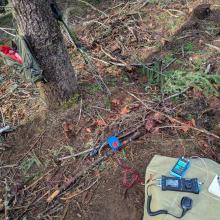 Ham radio in the forest