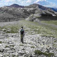 Descending summit ramp