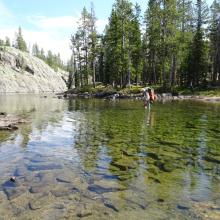 Lake Creek Crossing near Granite Lake - Eastern Approach