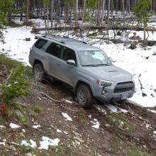 Parked off of Marsh Creek Rd - about 4.0 miles from Lookout