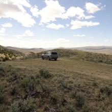 Parking spot above Bannack