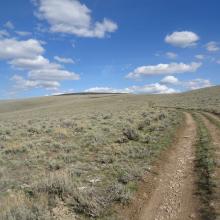 Road to summit (not a designated motorized route)