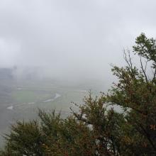 A break in the clouds