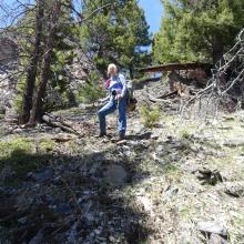Summit Ridge outcrop - stay east