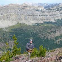 Picking up antenna with Chinese Wall in background