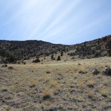 Ascend the broad valley to the summit - I stayed right.