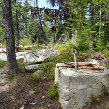 Some remains from the old lookout