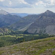 Pentagon Mountain and Trilobite Peak