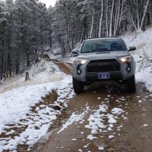 The USFS road in/out - good enough for most vehicles