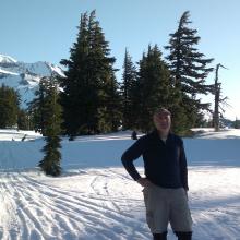 Beginning of the plain between Hell's Creek and the mountain