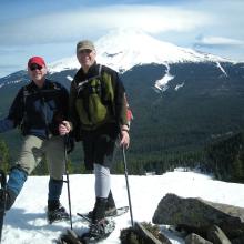Grover-KG7O and Etienne-K7ATN - Mount Hood in background