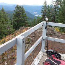 Operating from the lookout deck